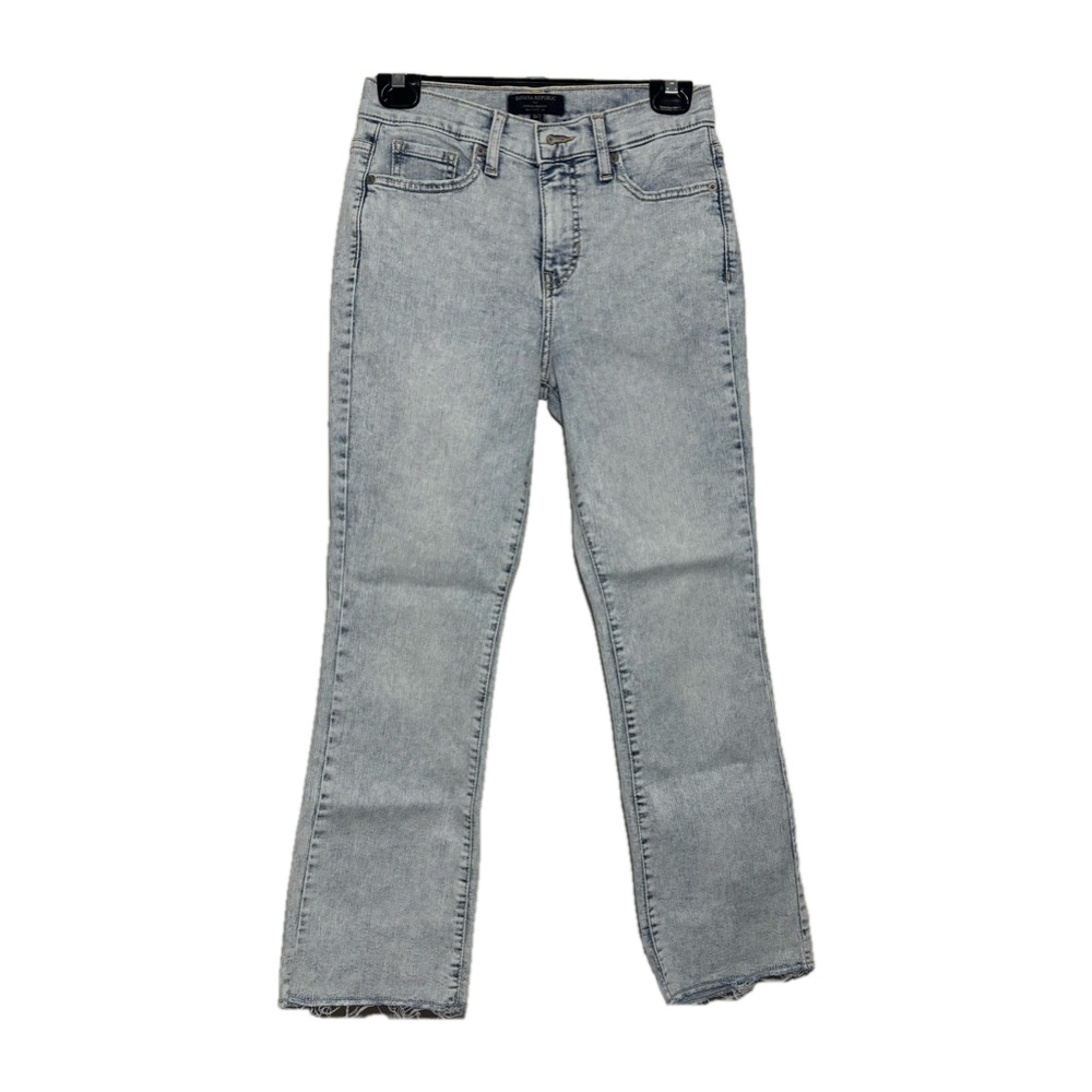 Women's Banana Republic Cropped Bootcut Jeans Size 26/2 Blue